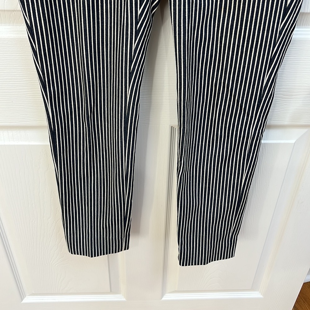 Banana Republic “Sloan” Blue and White Striped Dress Pant, size 2 - Picture 3 of 12